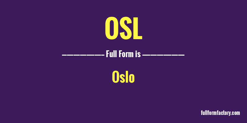 osl-full-form
