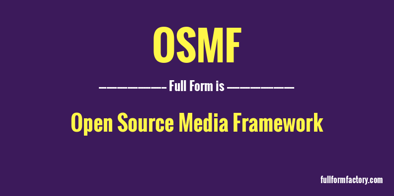 osmf-full-form