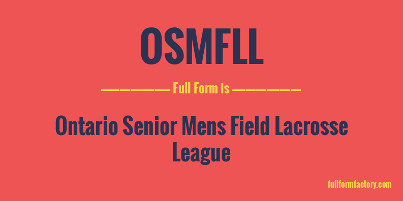 osmfll-full-form