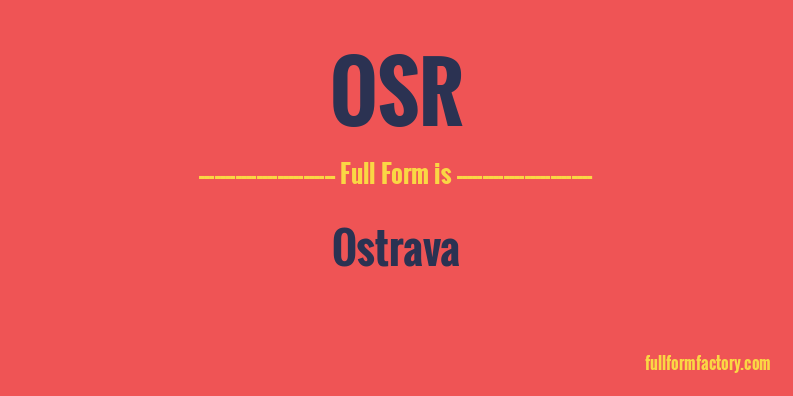 osr-full-form