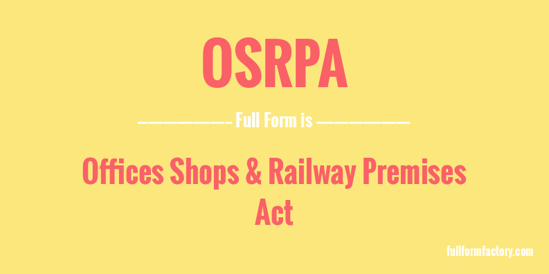 osrpa-full-form