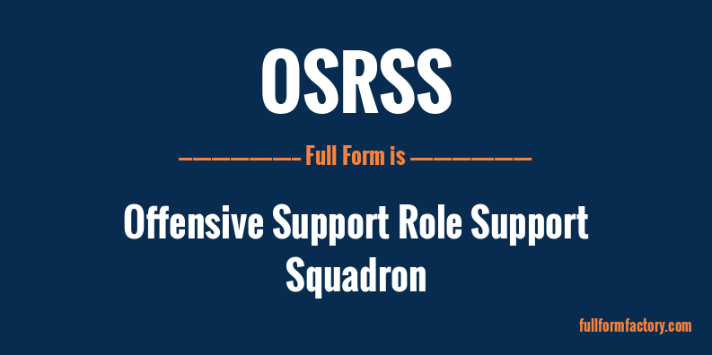 osrss-full-form