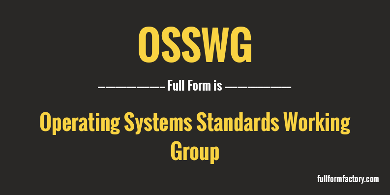 osswg-full-form