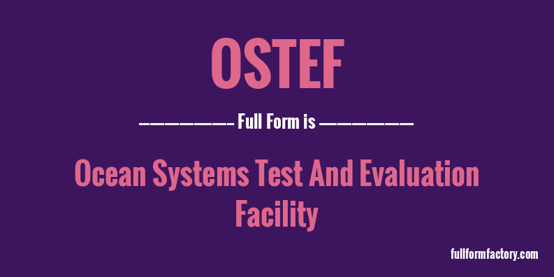 ostef-full-form