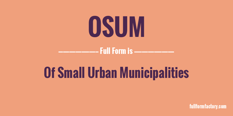 osum-full-form