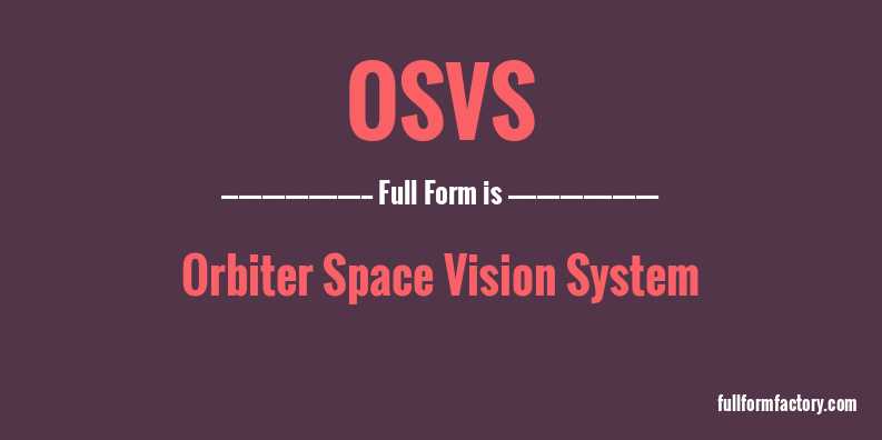 osvs-full-form
