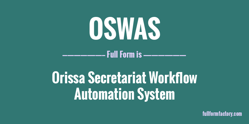 oswas-full-form