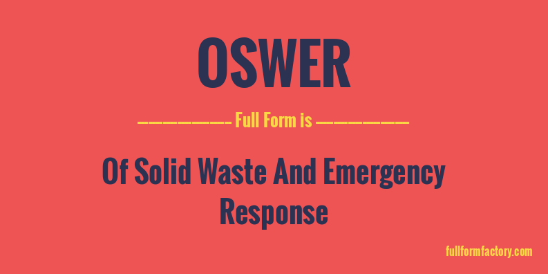 oswer-full-form