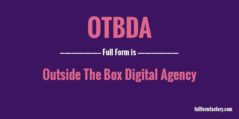 otbda-full-form
