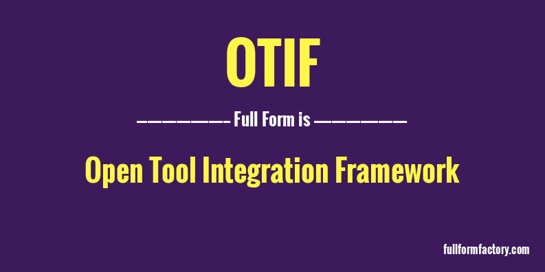 otif-full-form