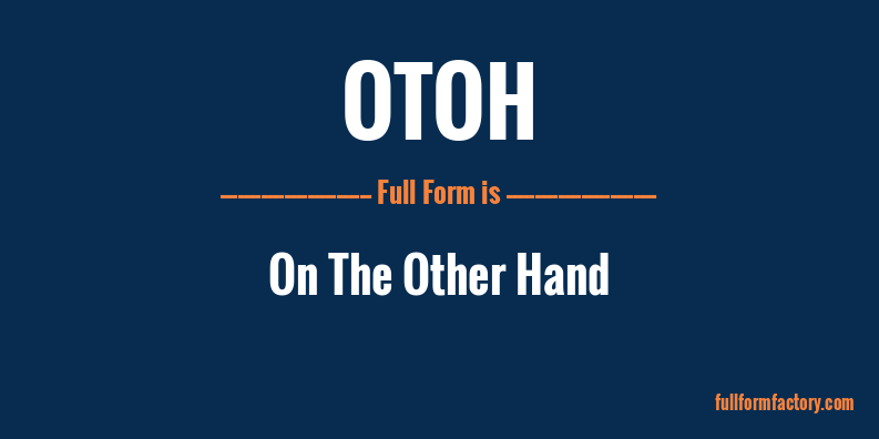 otoh-full-form