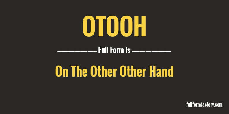 otooh-full-form