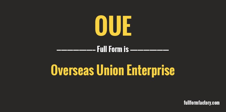 oue-full-form