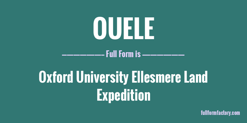 ouele-full-form