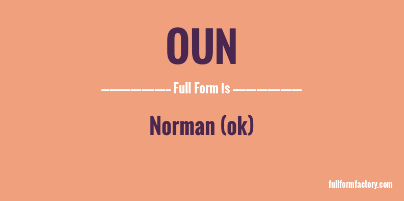 oun-full-form
