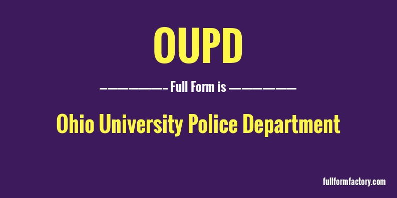 oupd-full-form