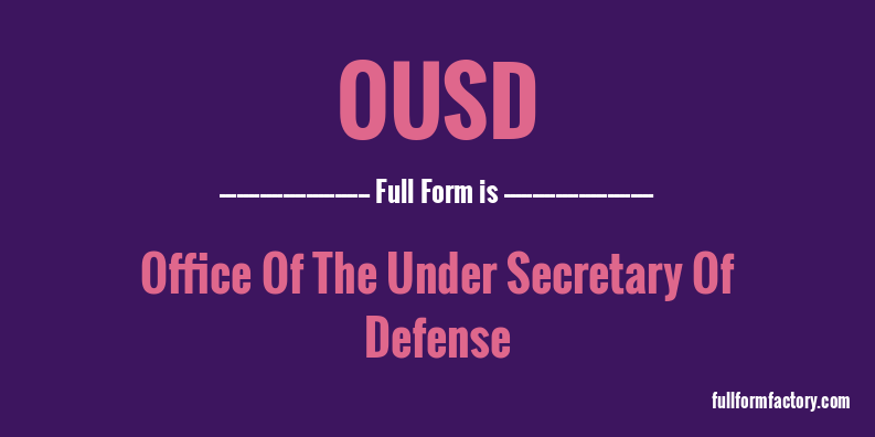 ousd-full-form