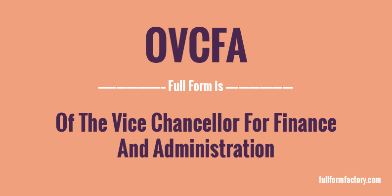ovcfa-full-form