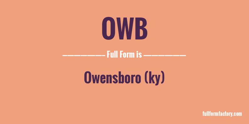 owb-full-form