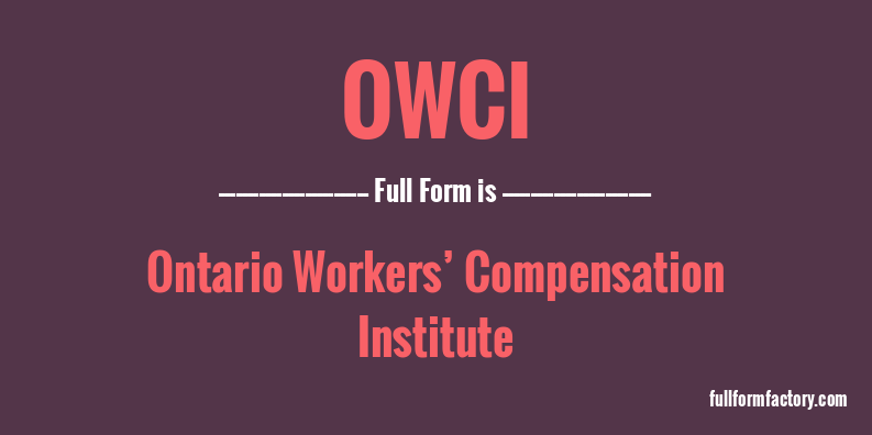 owci-full-form