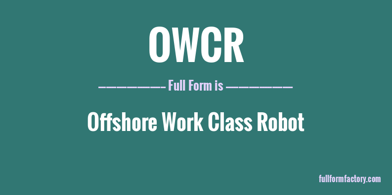 owcr-full-form