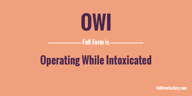 owi-full-form