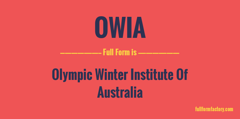owia-full-form