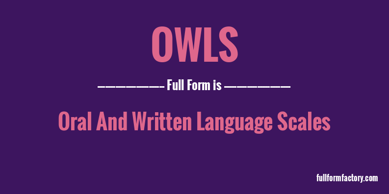 owls-full-form