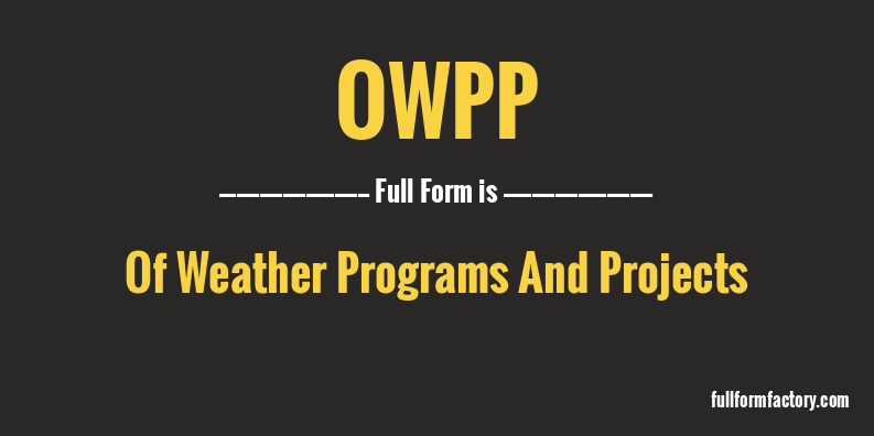 owpp-full-form