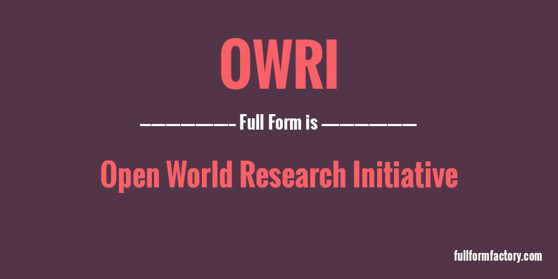 owri-full-form
