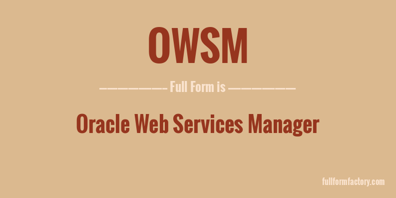 owsm-full-form