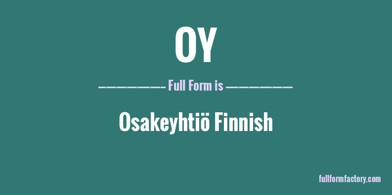 oy-full-form