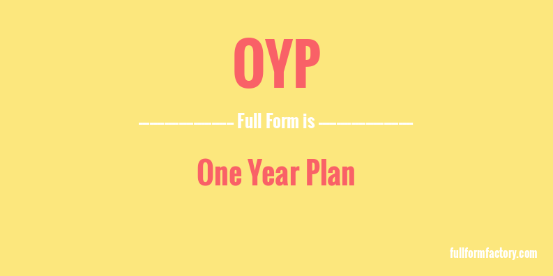 oyp-full-form