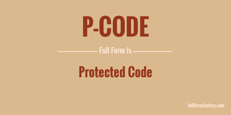 p-code-full-form