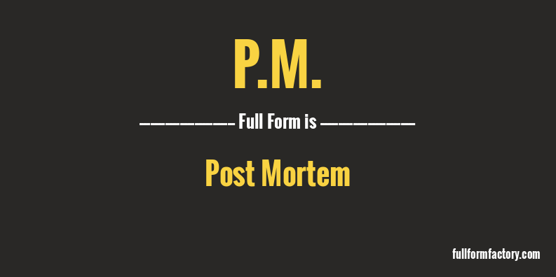 p.m.-full-form