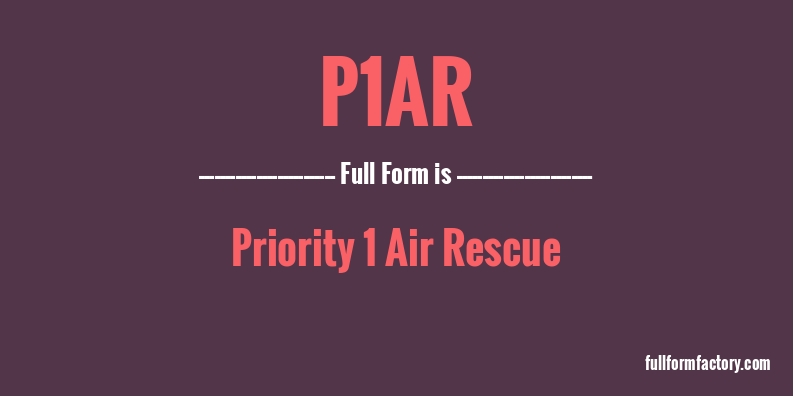 p1ar-full-form