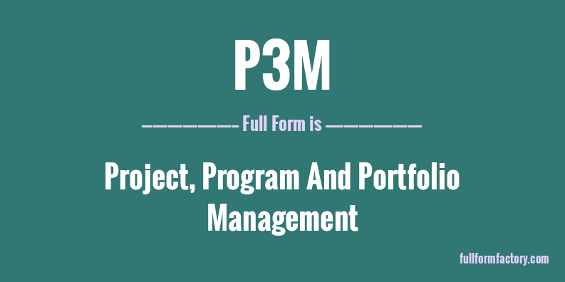 p3m-full-form