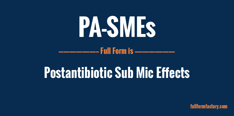 pa-smes-full-form