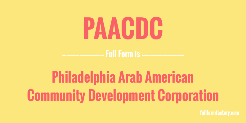 paacdc-full-form
