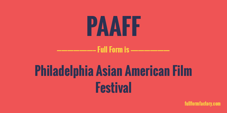 paaff-full-form