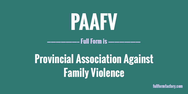 paafv-full-form