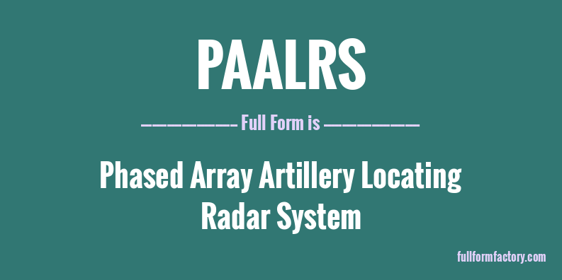 paalrs-full-form