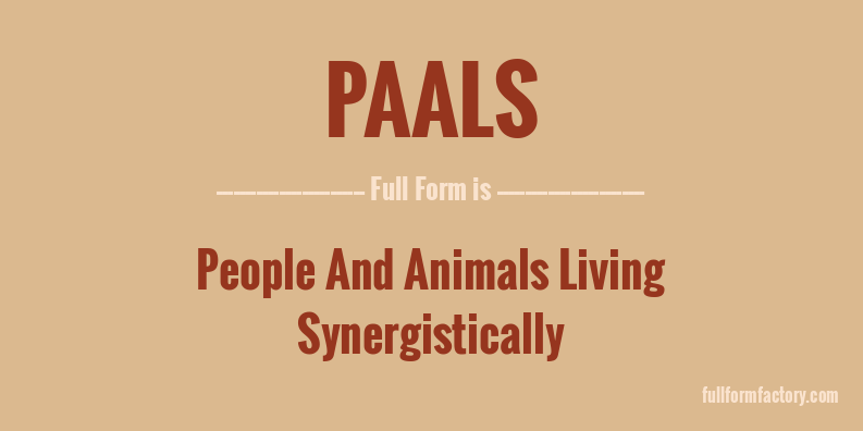 paals-full-form