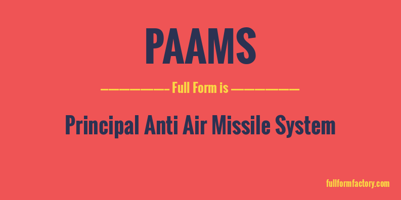 paams-full-form