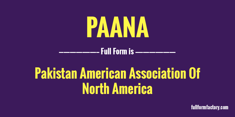 paana-full-form