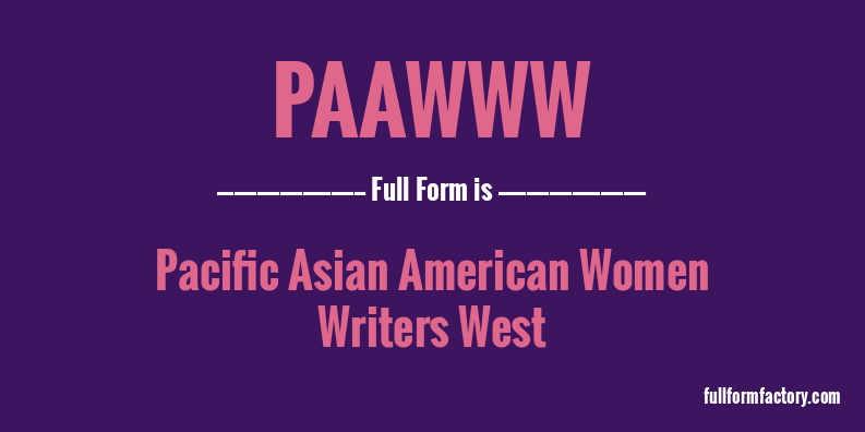 paawww-full-form