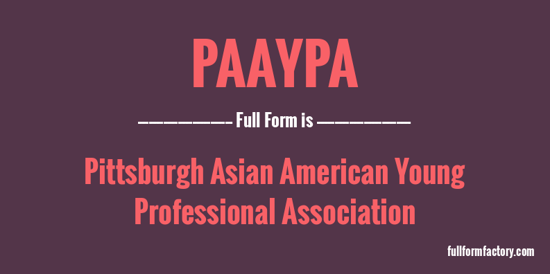 paaypa-full-form