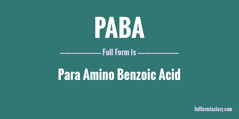 paba-full-form