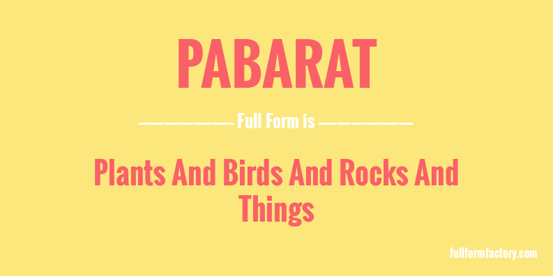 pabarat-full-form