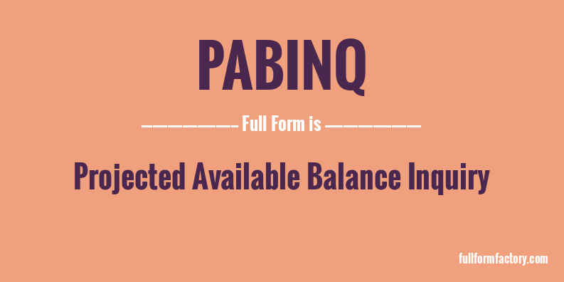 pabinq-full-form